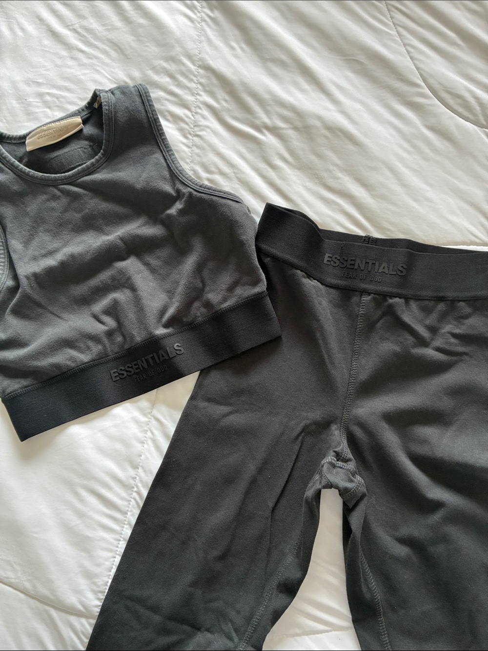 Essentials Crop Top & Leggings Set